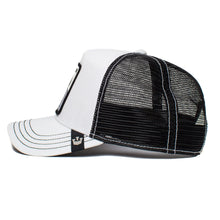 Carica l&#39;immagine nel visualizzatore di Gallery, Goorin Bros. Exxxtreme Zebra White A-Frame Adjustable Trucker cap - One-Size
