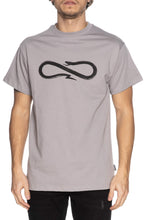 Carica l&#39;immagine nel visualizzatore di Gallery, Propaganda Maglietta Uomo Logo Tee T-Shirt a Manica Corta Grey Grigio (XL)
