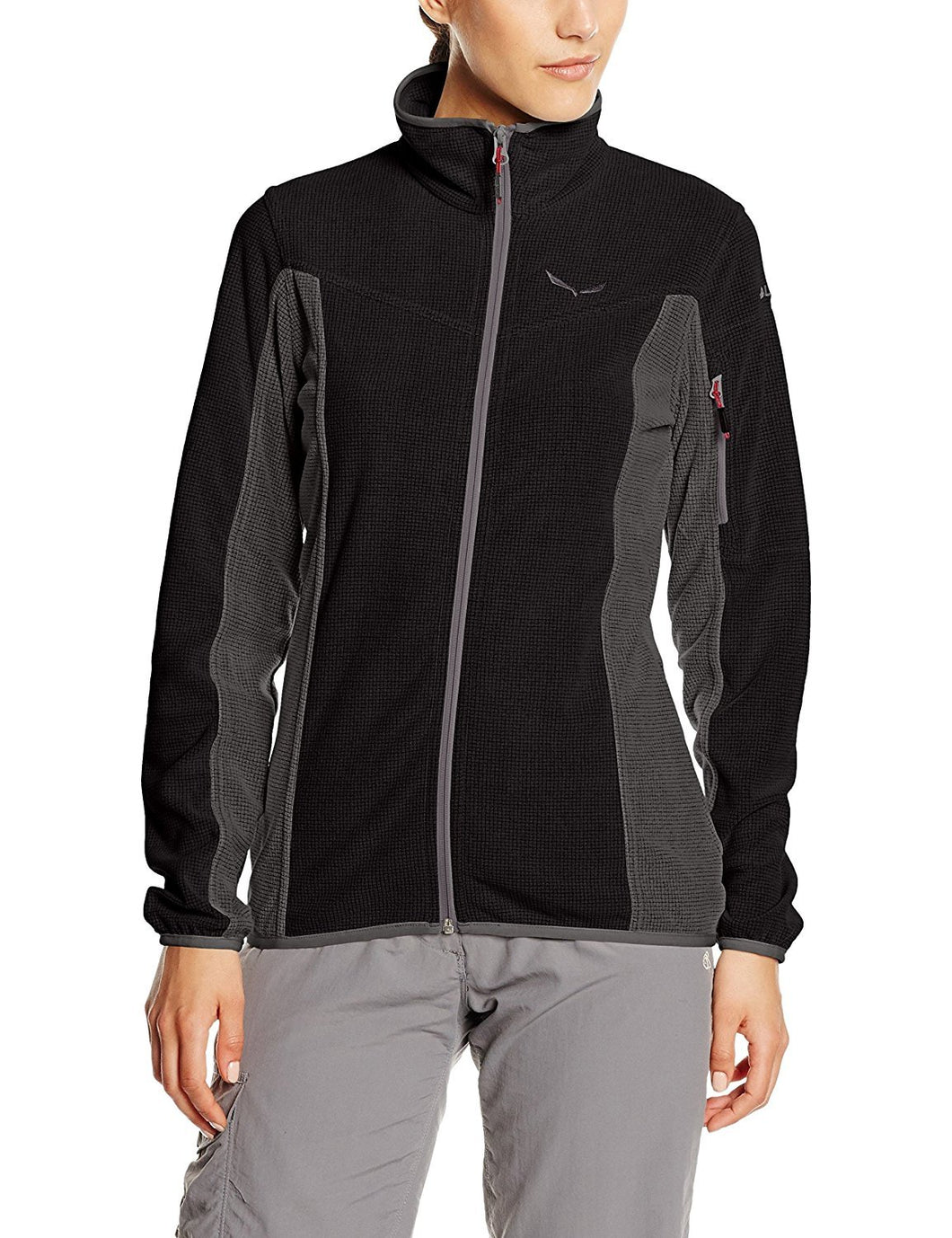 SALEWA - PUEZ PLOSE 3 PL W FZ Felpa - XXXL - Noir - Donna