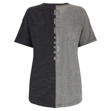 Carica l&#39;immagine nel visualizzatore di Gallery, FREDDY T-Shirt Bicolore Viscosa - Melange Gray-Black Melange - Extra Small
