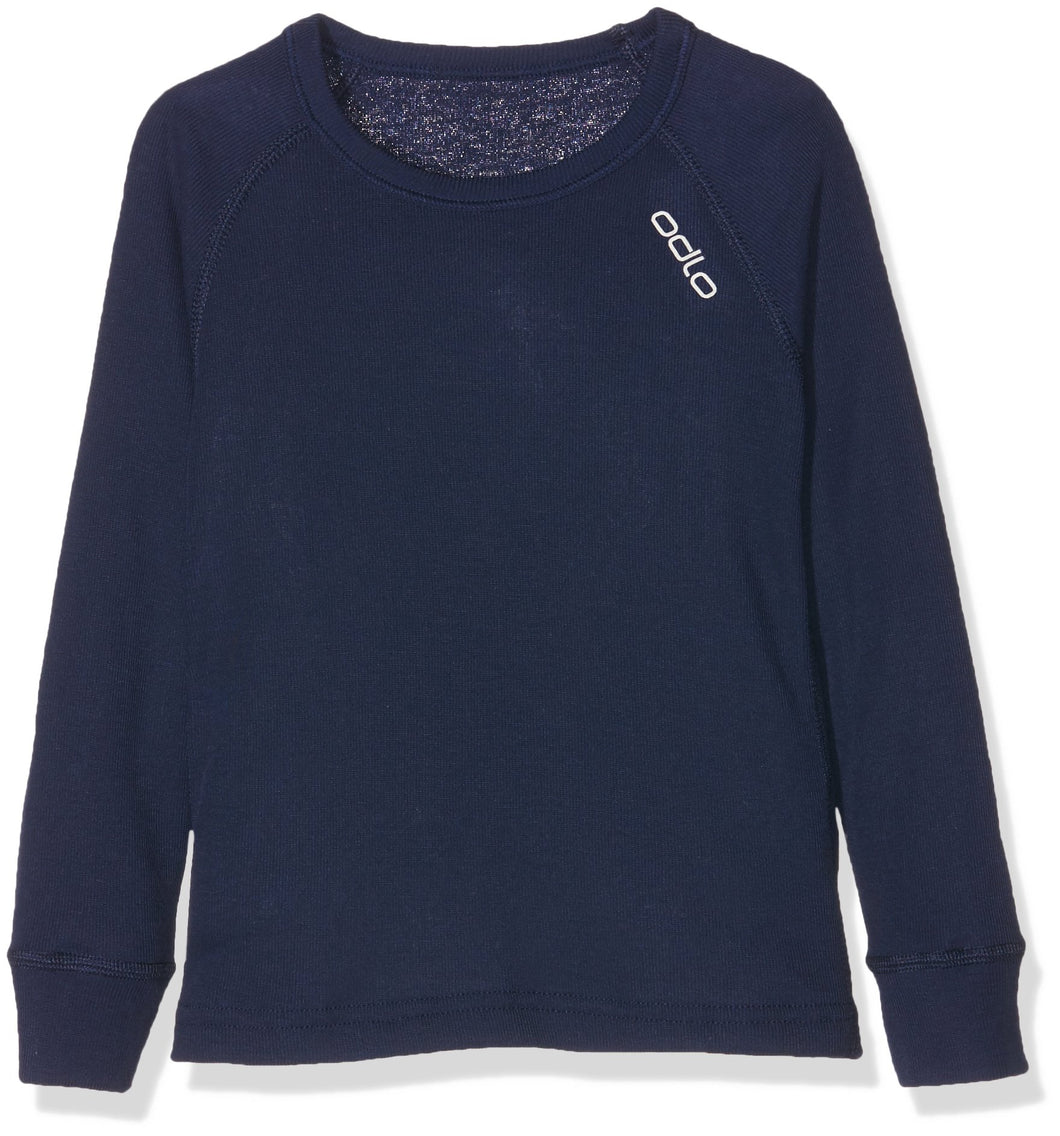 Odlo Shirt L/S Crew Neck Warm Kids Camicia Intima LG.Arm Ki Bambini e Ragazzi