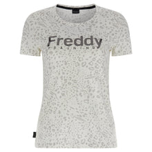 Carica l&#39;immagine nel visualizzatore di Gallery, FREDDY - T-Shirt con Stampa Animalier all Over E Grafica Metal Gun

