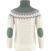 Carica l&#39;immagine nel visualizzatore di Gallery, Fjällräven Övik Knit Roller Neck W Maglione, Chalk White-Patina Green, M Donna
