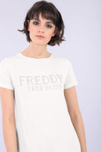 Carica l&#39;immagine nel visualizzatore di Gallery, FREDDY T-Shirt Donna Comfort in Jersey Viscosa con Strass
