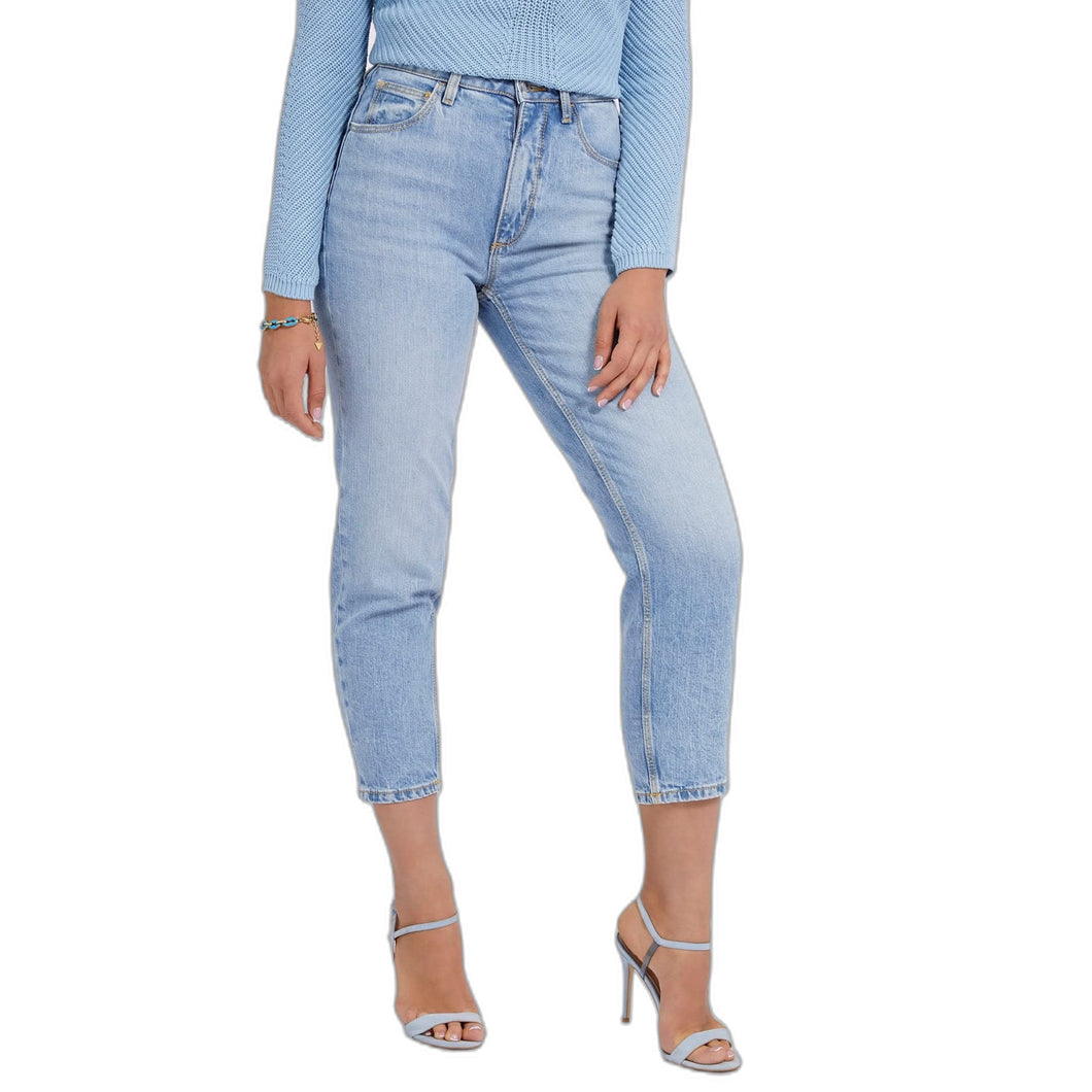 Guess Donna Pantaloni Jeans 5 Tasche Mom Jean W2YA21D4NH6