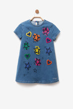 Carica l&#39;immagine nel visualizzatore di Gallery, Desigual Vestito Denim Charlotte 19SGVD03 Vestito Bambina
