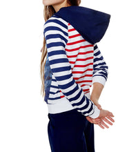 Carica l&#39;immagine nel visualizzatore di Gallery, Desigual Felpa Bambina Sweat CELA 18SGSK11 con Cappuccio 5/6 Blu
