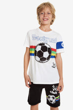 Carica l&#39;immagine nel visualizzatore di Gallery, Desigual Maglietta Calcio JOSEBA 19SBTK31 T-Shirt in Cotone Bambino
