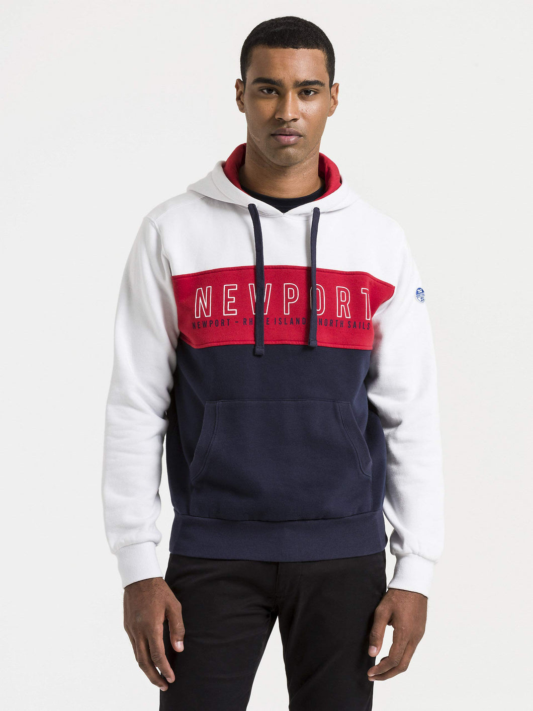 NORTH SAILS Maglione Durevole con Cappuccio da Uomo con Tasca A Canguro