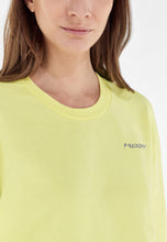 Carica l&#39;immagine nel visualizzatore di Gallery, FREDDY - Felpa Corta A Girocollo in Felpa Leggera Fluo con Logo Glitter

