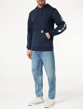 Carica l&#39;immagine nel visualizzatore di Gallery, Carhartt Midweight Sleeve Logo Hooded Sweatshirt Felpa con Cappuccio Uomo (Pacco da 1)
