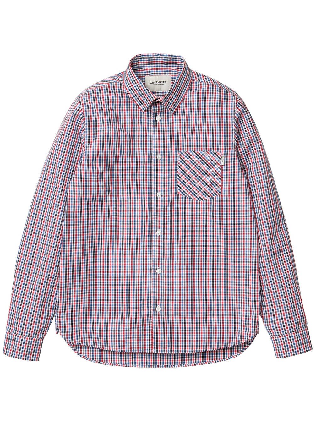 Carhartt Bass Shirt 22582 - Red Check - Camicia Uomo XL