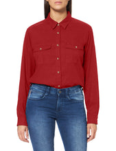 Carica l&#39;immagine nel visualizzatore di Gallery, Fjällräven Övik Travel Shirt LS W Maglietta, Lampone, M Donna
