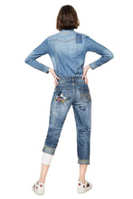 Carica l&#39;immagine nel visualizzatore di Gallery, Desigual Camicia Donna in Jeans Denim Manica Lunga Camicia Laetitia 18SWCD01
