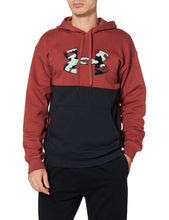 Carica l&#39;immagine nel visualizzatore di Gallery, Under Armour Felpa Rival Fleece Colorblock - Colore - Rosso, Misure - M
