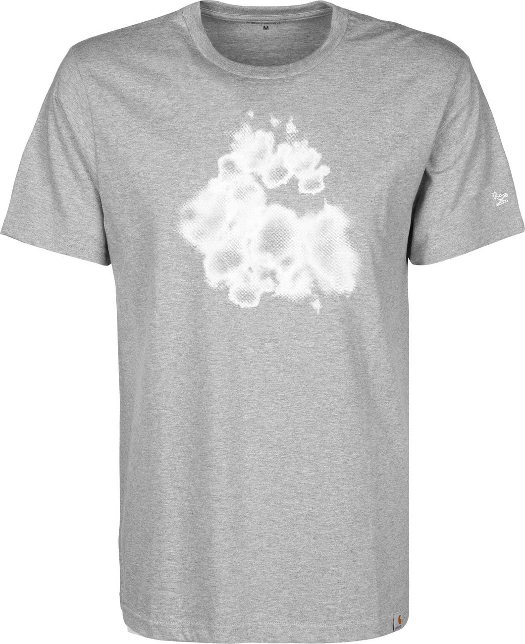 Carhartt WIP Dust C T-shirt grey hthr/white