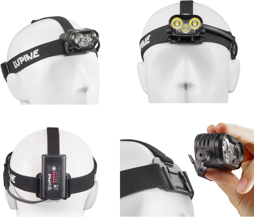 Lupine Blika RX 4SC Lampada Frontale 2100 Lumen Include Bluetooth 3,5 Ah SmartCore FastClick