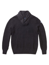 Carica l&#39;immagine nel visualizzatore di Gallery, North Sails Uomo Maglia Collo a Scialle con 1 Chiusura in Grigio Scuro - XXL
