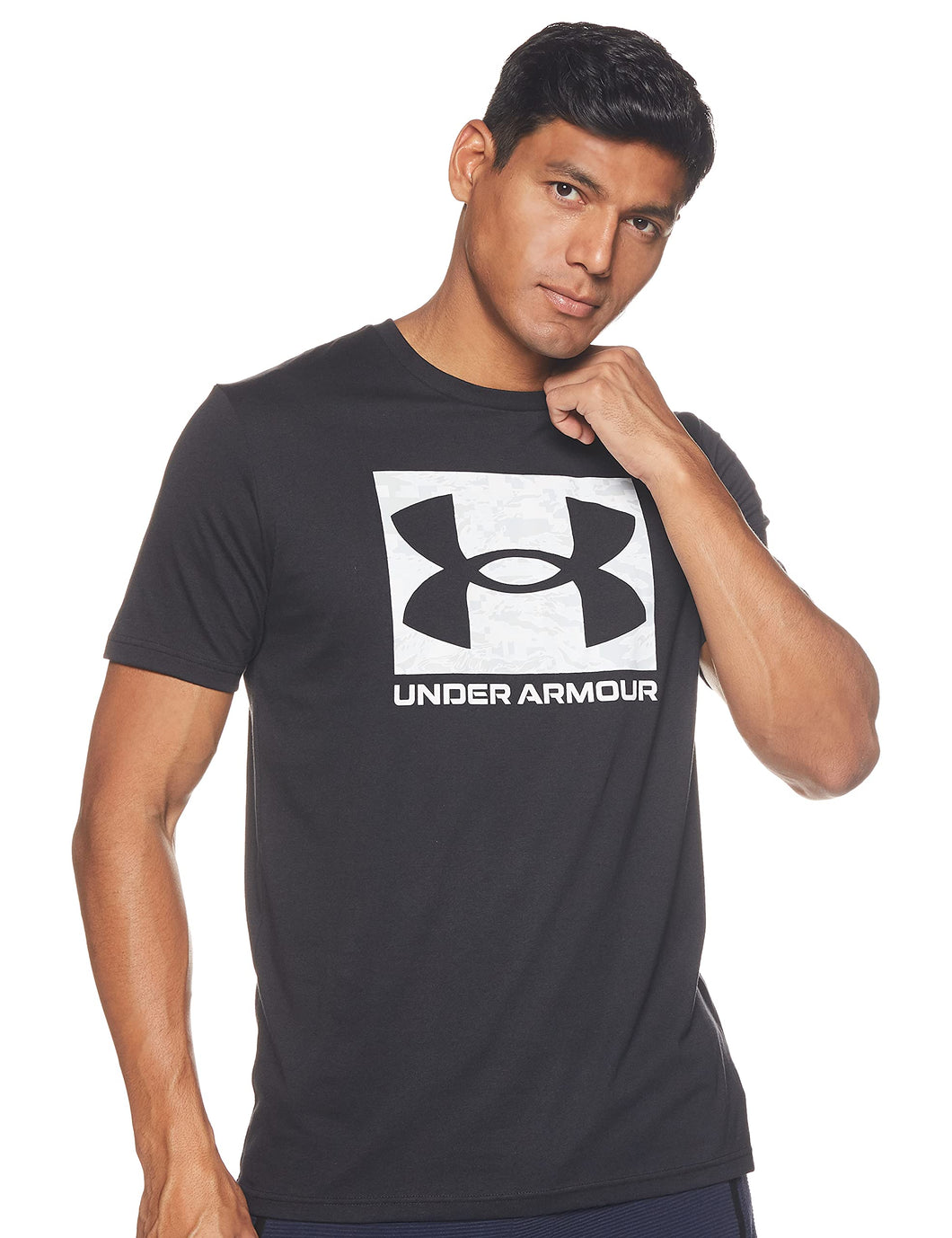Under Armour UA ABC Camo Boxed Logo SS Maniche Corte Graph Uomo (Pacco da 1)