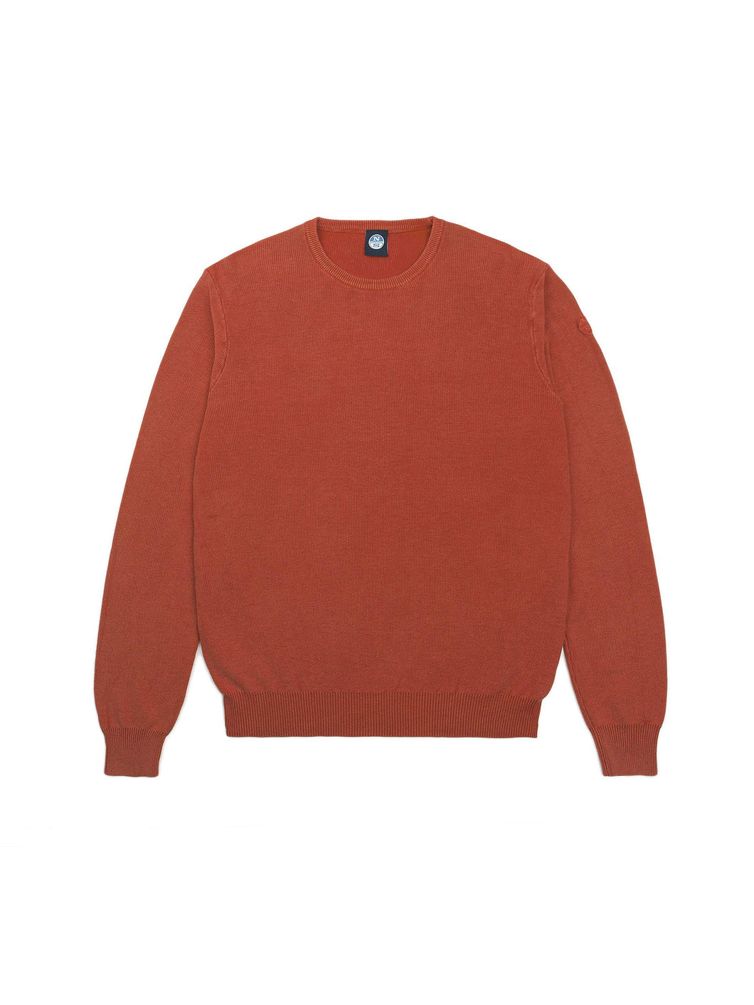 NORTH SAILS Uomo Maglia in Cotone con Maniche Lunghe e Scollo Rotondo - vestibilità Regular
