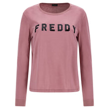 Carica l&#39;immagine nel visualizzatore di Gallery, FREDDY - T-Shirt Comfort Manica Lunga E Grafica Paillettes
