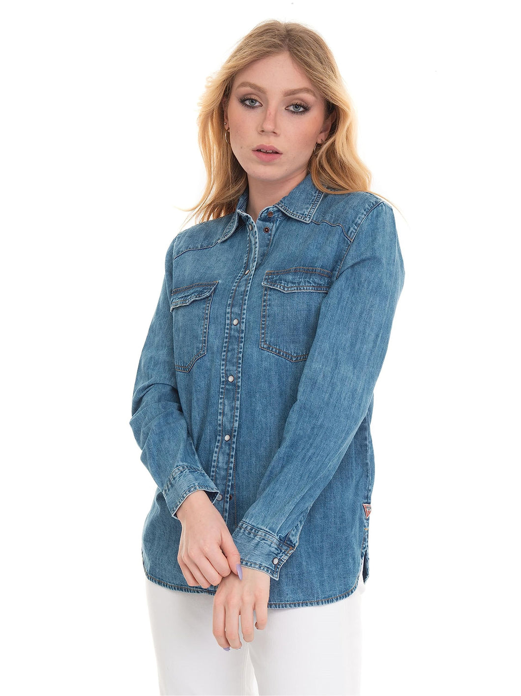 Guess Guess Sexy Western L/S Shirt W2RH14 D14LA