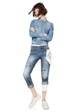 Carica l&#39;immagine nel visualizzatore di Gallery, Desigual Camicia Donna in Jeans Denim Manica Lunga Camicia Laetitia 18SWCD01
