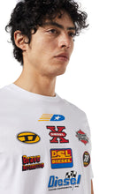 Carica l&#39;immagine nel visualizzatore di Gallery, Diesel t-Shirt Uomo Bianco T-Just-K1 - L
