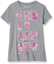 Carica l&#39;immagine nel visualizzatore di Gallery, Under Armour, Hybrid 2.0 Big Logo Tee, Top A Manica Corta, Bambina
