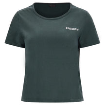 Carica l&#39;immagine nel visualizzatore di Gallery, FREDDY - T-Shirt Crop Top Comfort in Jersey Leggero

