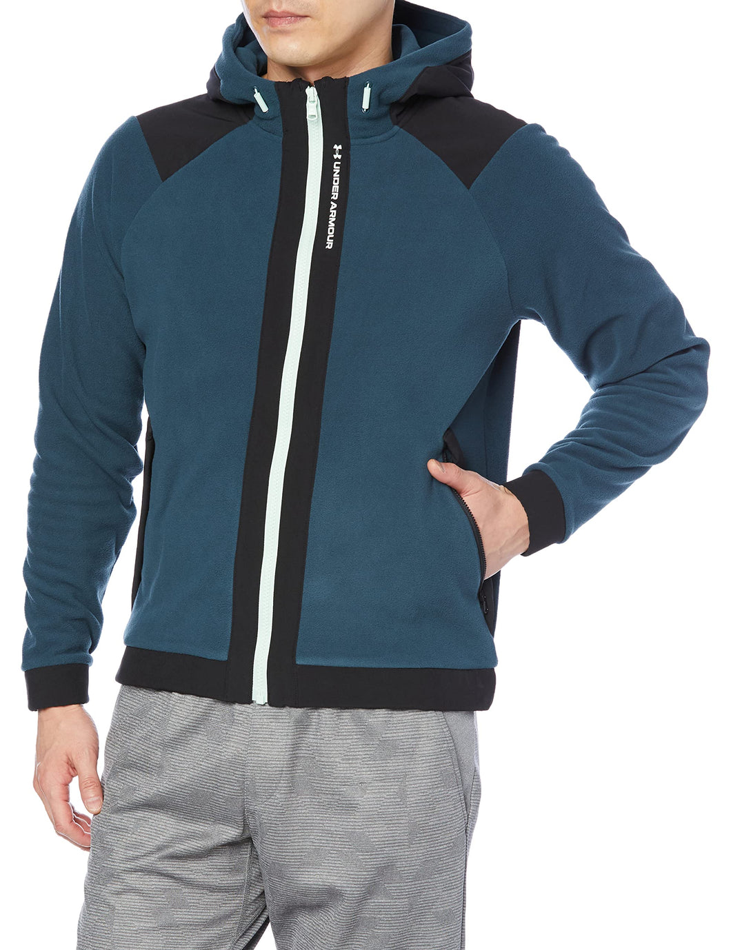 Under Armour Rush™ Fleece Full-Zip Felpa con Cappuccio E Zip Uomo