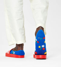 Carica l&#39;immagine nel visualizzatore di Gallery, Happy Socks 3-Pack Bouquet Liner Sock, colorati e divertenti, calzini per uomo e donna, Blu
