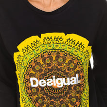 Carica l&#39;immagine nel visualizzatore di Gallery, Desigual Felpa Mandala Regolabile Greve 19SWSK09 Nera (M)
