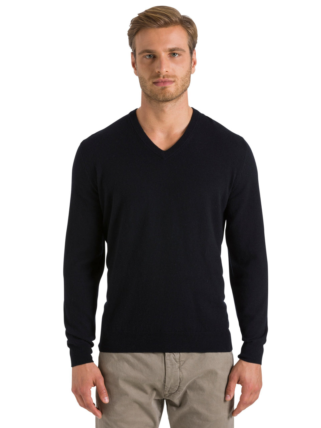 NORTH SAILS V-NECK LOWELL LAMBSWOOL BLACK LARGE