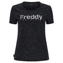 Carica l&#39;immagine nel visualizzatore di Gallery, FREDDY - T-Shirt con Stampa Animalier all Over E Grafica Metal Gun
