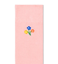 Carica l&#39;immagine nel visualizzatore di Gallery, Happy Socks 3-Pack Flower Socks Set, colorati e divertenti, calzini per uomo e donna, Blu-Verde-Arancia-Rosa-Bianco-Rosso
