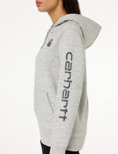 Carica l&#39;immagine nel visualizzatore di Gallery, Carhartt Clarksburg Sleeve Logo Hooded Sweatshirt Felpa con Cappuccio Donna

