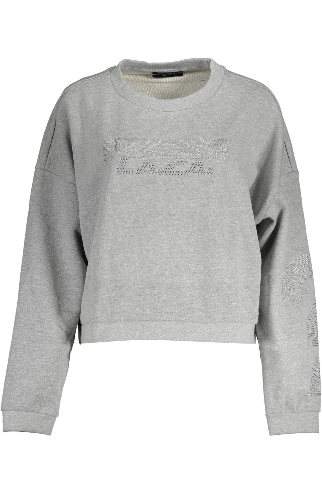Guess Felpa Donna Girocollo Senza Cappuccio Taglio Over