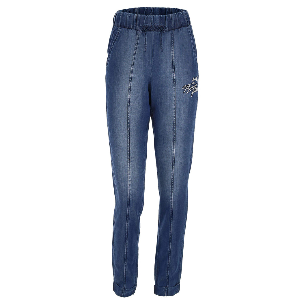 FREDDY Pantalone Lungo con Risvolto e Coulisse
