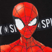 Carica l&#39;immagine nel visualizzatore di Gallery, Abasic Desigual Bermuda Sportivi Pantaloncini in Cotone Spiderman Nero
