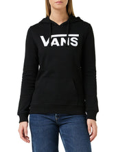 Carica l&#39;immagine nel visualizzatore di Gallery, Vans Felpa con Cappuccio Classic V II, Nero, S Donna
