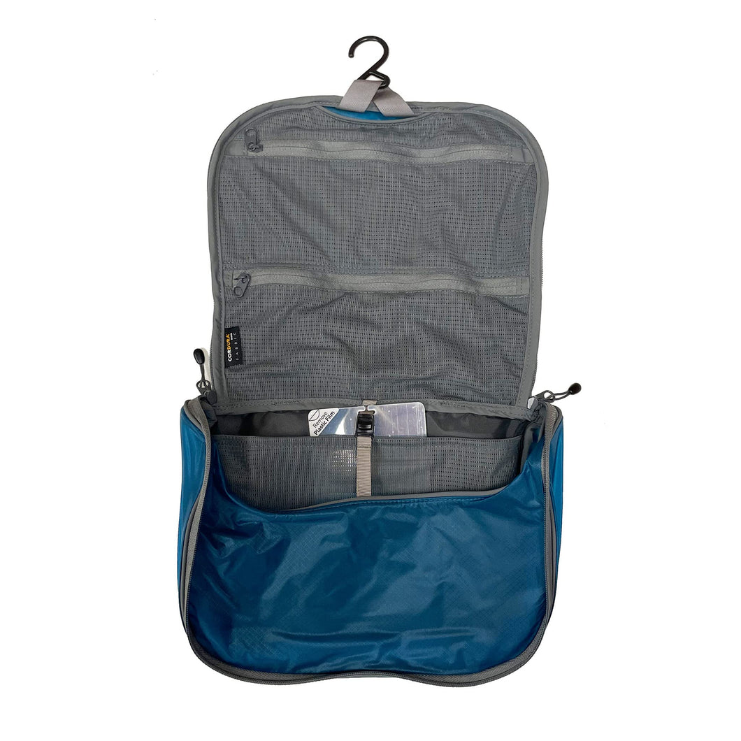 SEATO SUMMIT Hanging Toiletry Bag L Color: azul / gris