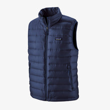 Carica l&#39;immagine nel visualizzatore di Gallery, Patagonia Men&#39;s Down Sweater Vest Gilet uomo in piuma Blu Classic Navy
