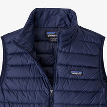 Carica l&#39;immagine nel visualizzatore di Gallery, Patagonia Men&#39;s Down Sweater Vest Gilet uomo in piuma Blu Classic Navy
