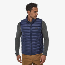 Carica l&#39;immagine nel visualizzatore di Gallery, Patagonia Men&#39;s Down Sweater Vest Gilet uomo in piuma Blu Classic Navy
