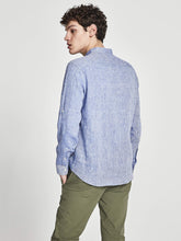 Carica l&#39;immagine nel visualizzatore di Gallery, NORTH SAILS Camicia in Puro Lino con Collo Alto e Orlo Stondato - vestibilità Regular
