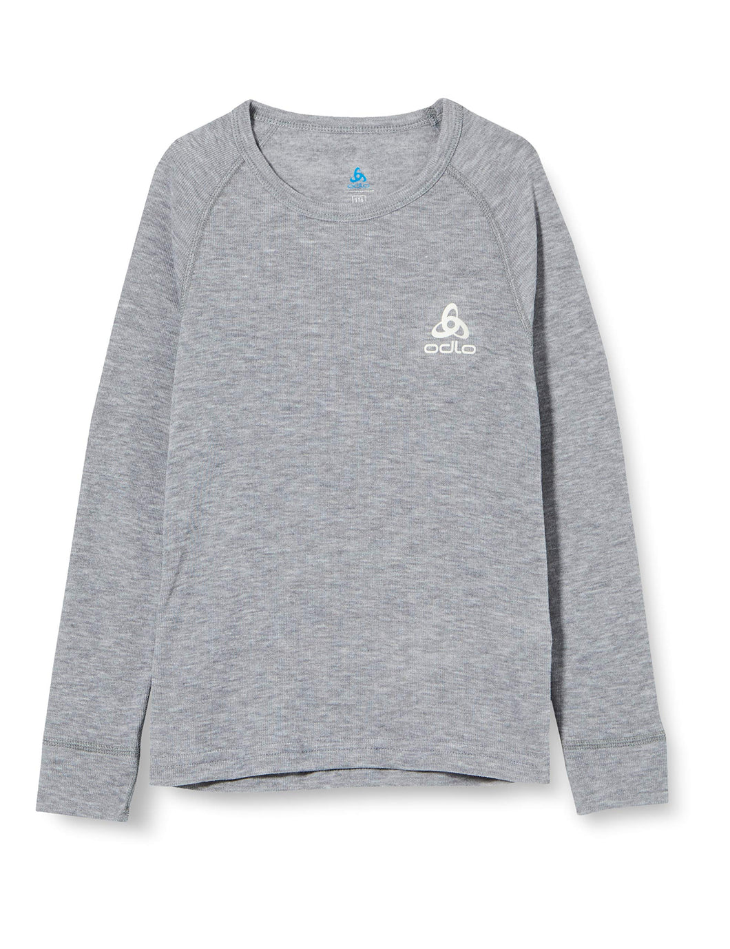 Odlo Bl Top Crew Neck L/S Active Warm Kids - Grey Melange Intimo - Bambino Unisex - Bambini e Ragazzi