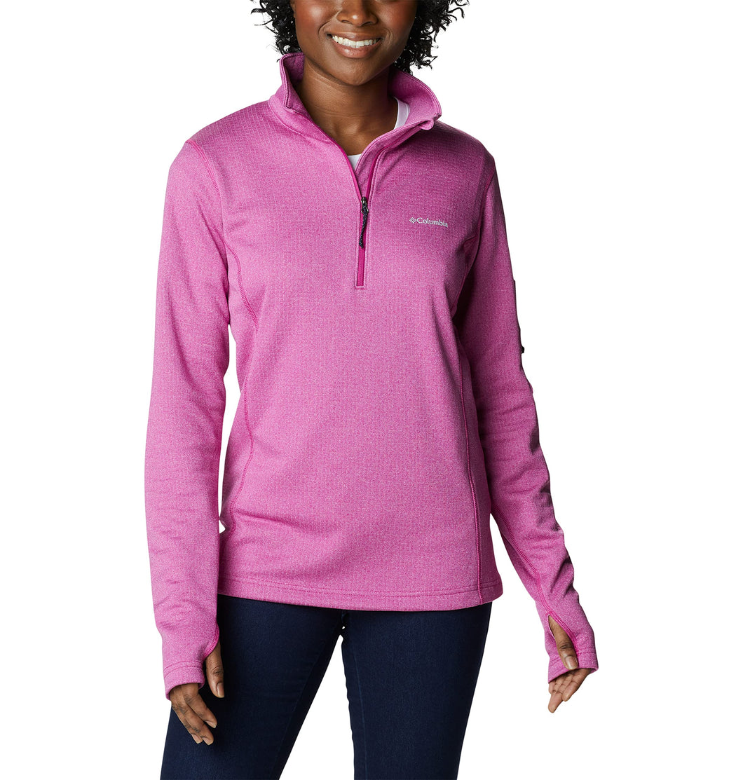 Columbia Park View, Felpa in Pile con Cerniera Corta, Donna