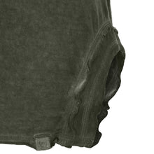 Carica l&#39;immagine nel visualizzatore di Gallery, FREDDY T-Shirt a Maniche Corte con Spacchi in Costina - Deep Depths Cool Dyed - Medium
