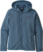 Carica l&#39;immagine nel visualizzatore di Gallery, Patagonia Better Sweater Hooded Fleece Jacket Woolly Blue Fleece donna con cappuccio
